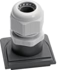 HAGER BOCCHIOTTI - Passacavo M20 x 1,5, avvitabile con dado per raccordi Berker W.1 grigio opaco 18163525