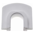 HAGER BOCCHIOTTI - Connettore per combinazioni multiple a parete bianco polare
