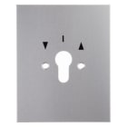 HAGER BOCCHIOTTI - Copertura in metallo con serigrafia pressofusione IP44