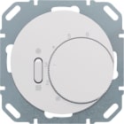 HAGER BOCCHIOTTI - Termostato, deviat., + pezzo c.le + comm. Estate/Inverno R.x bianco polare 20292089