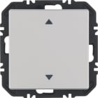 HAGER BOCCHIOTTI - Modulo EnOcean con bilanciere  con simbolo frecce,  Q.x allum. vern. velluto 24116284