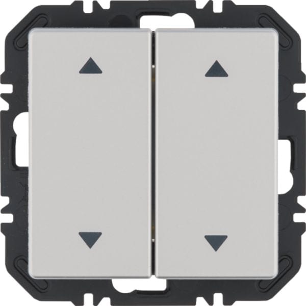 HAGER BOCCHIOTTI - Modulo EnOcean con bilanciere doppio con frecce,  Q.x allum. verniciato velluto 24126284