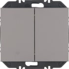 HAGER BOCCHIOTTI - Pulsanti Friends of Hue 2 IN, K.5, alluminio laccato 24127033