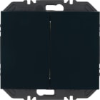 HAGER BOCCHIOTTI - Pulsanti Friends of Hue 2 IN,K.1,antracite velluto 24127036