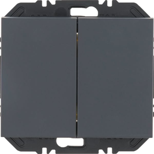 HAGER BOCCHIOTTI - Modulo EnOcean con bilanciere doppio, K.x antracite opaco 24127106