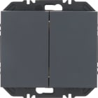 HAGER BOCCHIOTTI - Modulo EnOcean con bilanciere doppio, K.x antracite opaco 24127106