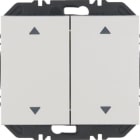 HAGER BOCCHIOTTI - Modulo EnOcean con bilanciere doppio con frecce, K.x alluminio verniciato opaco 24127203