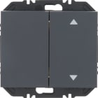 HAGER BOCCHIOTTI - Modulo EnOcean con bilanciere doppio con frecce su un lato, K.x antracite opaco 24127306