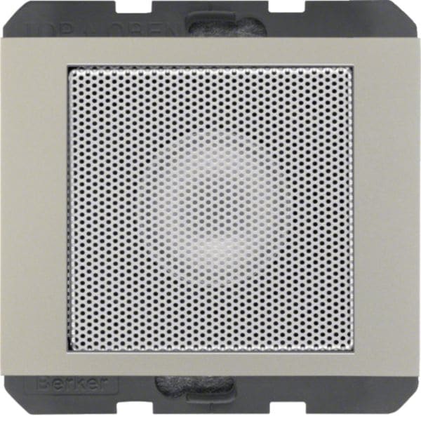 HAGER BOCCHIOTTI - Altoparlante Berker K.5 acciaio inox opaco, verniciato