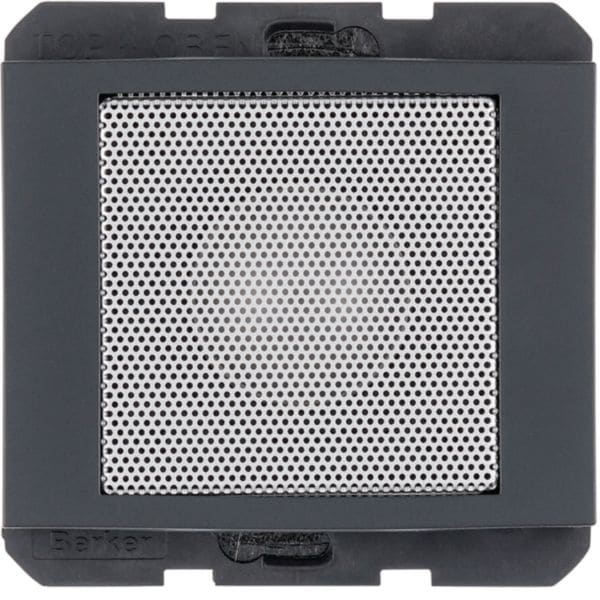 HAGER BOCCHIOTTI - Altoparlante Berker K.1 antracite opaco, verniciato 28827006