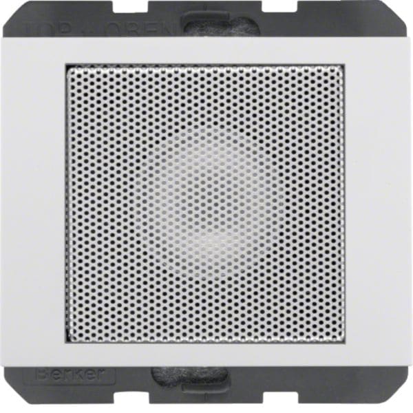 HAGER BOCCHIOTTI - Altoparlante Berker K.1 bianco polare lucido 28827009