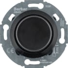 HAGER BOCCHIOTTI - Derivazione per regolatore luce universale a manopola, Serie 1930/Glas nero 294511