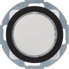 HAGER BOCCHIOTTI - Segnale luminoso a LED, illuminazione rossa/verde Berker R.1/R.3 nero lucido