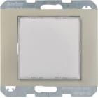 HAGER BOCCHIOTTI - segnale lum. a LED, illuminazione rossa/verde Serie K.5 acciaio inox opac, vern.