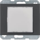HAGER BOCCHIOTTI - Segnale lum. LED, illuminazione rossa/verde Serie K.1 antracite opaco, vernic. 29527006