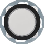 HAGER BOCCHIOTTI - Segnale luminoso a LED, illuminazione bianca Berker R.1/R.3 nero lucido