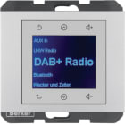 HAGER BOCCHIOTTI - Radio Touch DAB+, K.x alluminio laccato opaco