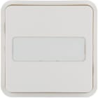 HAGER BOCCHIOTTI - Bilanciere con campo di scrittura W.1 bianco polare