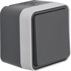 HAGER BOCCHIOTTI - Invertitore a parete Berker W.1 grigio/grigio chiaro opaco