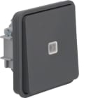 HAGER BOCCHIOTTI - Supporto Deviat. con Bilanc. illuminato Serie W.1 grigio opac