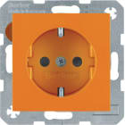 HAGER BOCCHIOTTI - Presa SCHUKO Berker S.1/B.3/B.7 arancione lucido