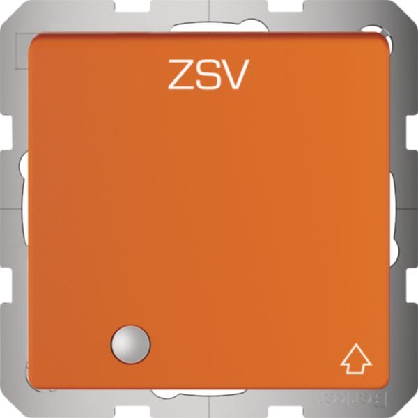 HAGER BOCCHIOTTI - Presa Schuko con coperchio, alta protezione contatti e LED, Q.x, arancio opaco