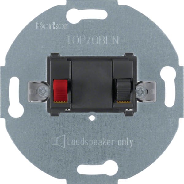 HAGER BOCCHIOTTI - Scatola di collegamento altoparlante singolo/mono antracite opaco 457205