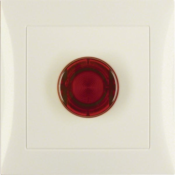 HAGER BOCCHIOTTI - Pulsante completo per luci scala Berker S.1 bianco lucido 2 A 51018982