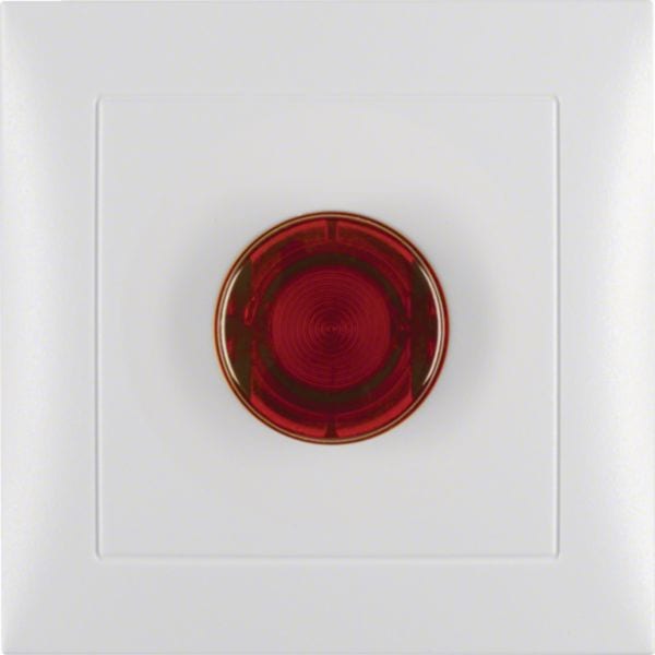 HAGER BOCCHIOTTI - Pulsante completo per luci scala Berker S.1 bianco polare opaco 2 A 51019909