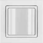 HAGER BOCCHIOTTI - Spia luminosa con cornice Berker Q.3 bianco polare velluto 52036099
