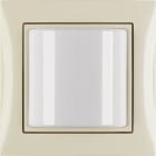 HAGER BOCCHIOTTI - Spia luminosa con cornice Berker S.1 bianco lucido