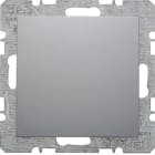 HAGER BOCCHIOTTI - Inserto cieco con pezzo centrale Berker B.7 alu opaco, verniciato 6710091404