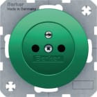 HAGER BOCCHIOTTI - Presa con spinotto di messa a terra e alta prot. da contatti Serie R.1 verde