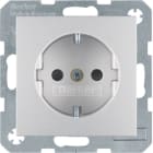 HAGER BOCCHIOTTI - Presa SCHUKO Serie B.7 alu opaco, verniciato 7341231404