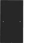 HAGER BOCCHIOTTI - Sensore touch singolo comfort KNX - Serie R.3 vetro nero