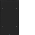 HAGER BOCCHIOTTI - Sensore touch doppio comfort KNX - Serie R.3 vetro nero