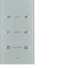HAGER BOCCHIOTTI - Sensore vetro KNX triplo comfort KNX - Serie TS Sensor vetro alu 75143134