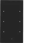 HAGER BOCCHIOTTI - Sensore touch triplo comfort?con accoppiator bus KNX?Berker TS Sensor vetro nero