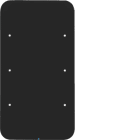 HAGER BOCCHIOTTI - Sensore touch triplo comfort KNX - Serie R.1 vetro nero