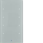HAGER BOCCHIOTTI - Sensore touch quadruplo comfort?con accopp. bus KNX?Berker TS Sensor vetro alu 75144034