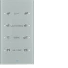 HAGER BOCCHIOTTI - Sensore vetro KNX quadruplo comfort KNX - Serie TS Sensor vetro alu 75144134