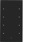 HAGER BOCCHIOTTI - Sensore touch quadruplo comfort?con accopp. bus KNX?Berker TS Sensor vetro nero
