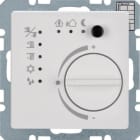 HAGER BOCCHIOTTI - Termostato KNX KNX - Serie Q.1/Q.3 bianco polare velluto