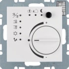 HAGER BOCCHIOTTI - Termostato KNX KNX - Serie S.1 bianco polare lucido