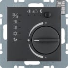 HAGER BOCCHIOTTI - Termostato KNX KNX - Serie B.3/B.7 antracite opaco