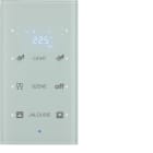 HAGER BOCCHIOTTI - Sensore vetro KNX triplo con Termostato KNX - Serie TS Sensor vetro bianco pol.