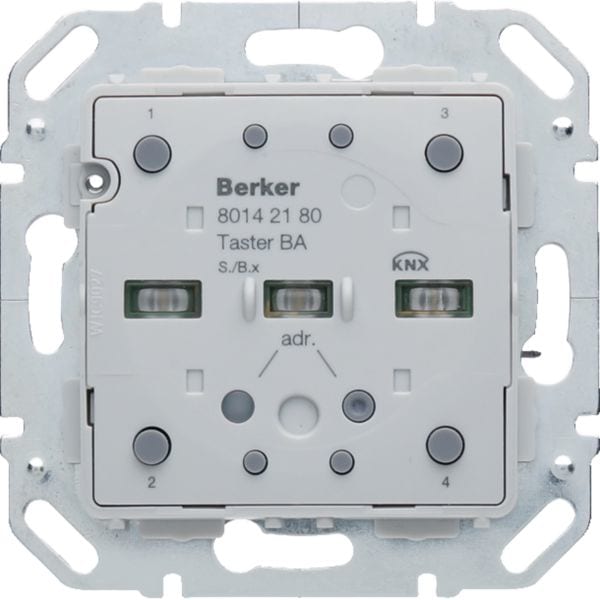 HAGER BOCCHIOTTI - Modulo sensore a tasti doppio KNX - Serie S.1/B.3/B.7 80142180
