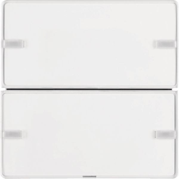 HAGER BOCCHIOTTI - Sensore a tasti doppio KNX - Serie Q.1/Q.3 bianco polare 80142329