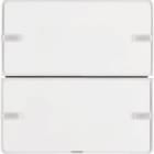 HAGER BOCCHIOTTI - Sensore a tasti doppio KNX - Serie Q.1/Q.3 bianco polare 80142329