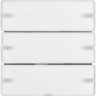 HAGER BOCCHIOTTI - Sensore a tasti triplo KNX - Serie Q.1/Q.3 bianco polare